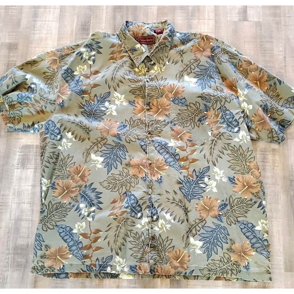 Cotton Works Lifestyle Falcon Bay‎ Sportswear 3X Shirt Single Needle Tailor VTG